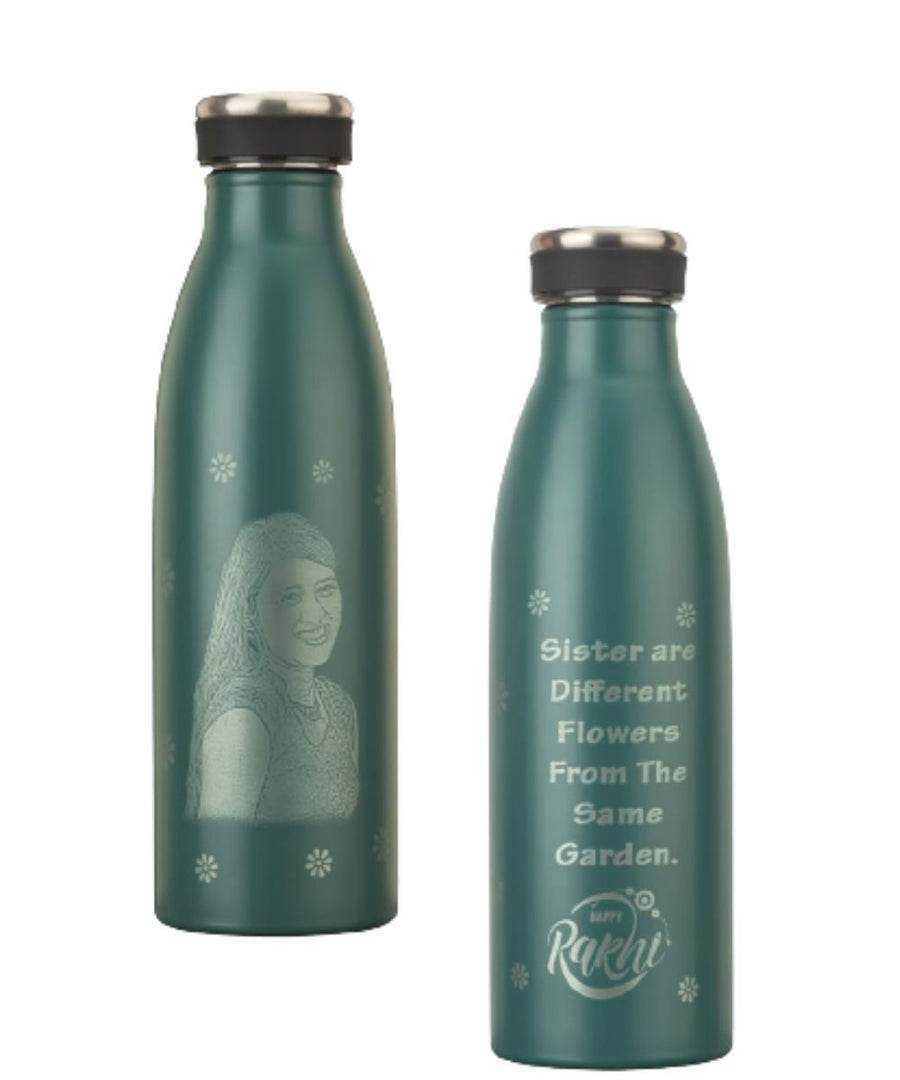 Photo & Name Engraved Sipper Bottle