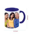 Blue Two Tone Personalised Ceramic mug