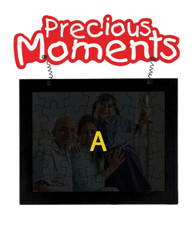 Precious Moments Hanging Jigsaw Puzzle Photo Frame
