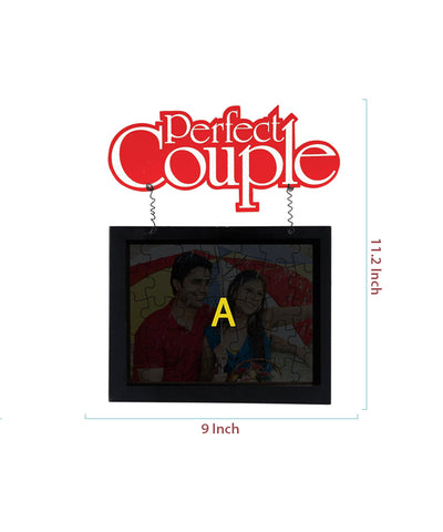Perfect Couple Hanging Jigsaw Frame