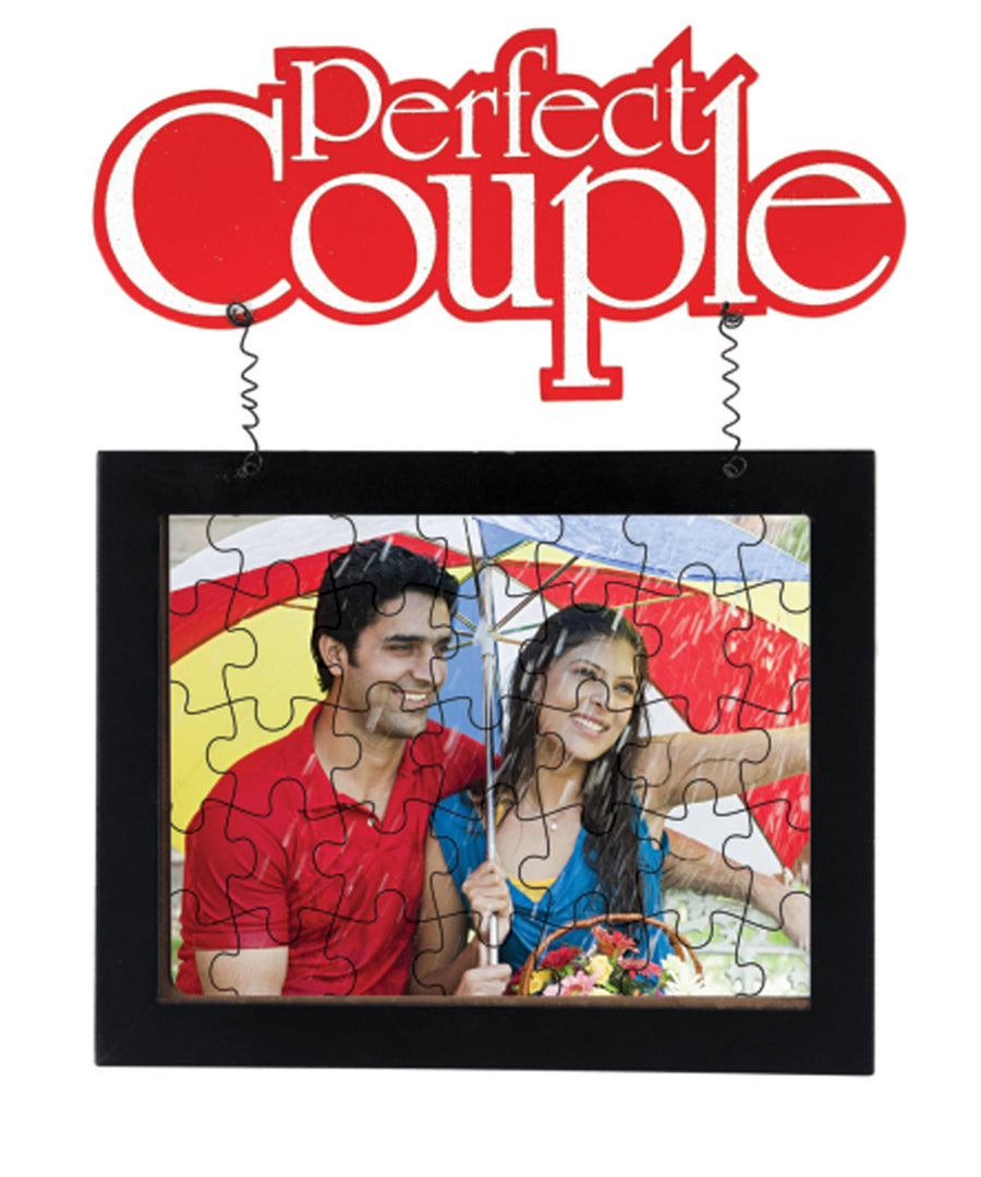 Perfect Couple Hanging Jigsaw Frame