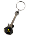 Guitar Shape Metal Keychain