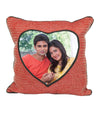 Square Pillow with Heart