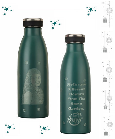 Photo & Name Engraved Sipper Bottle
