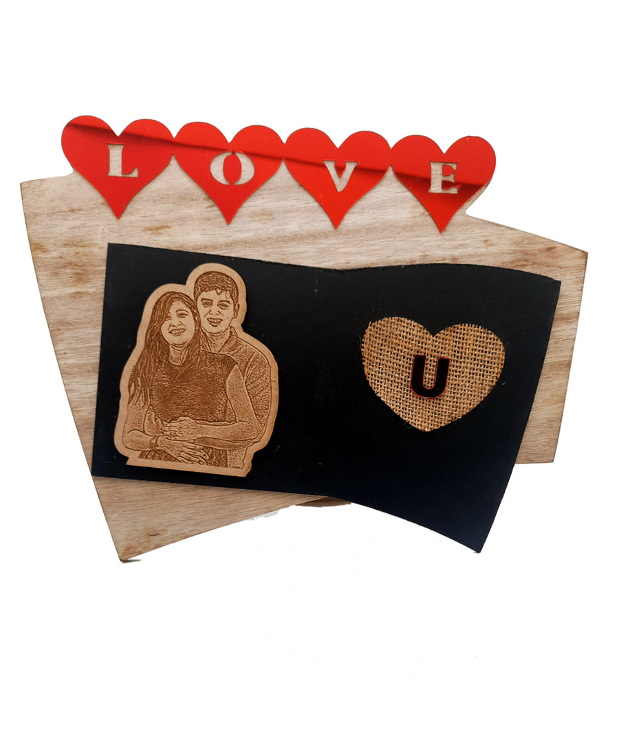 Wooden Frame With photo engrave