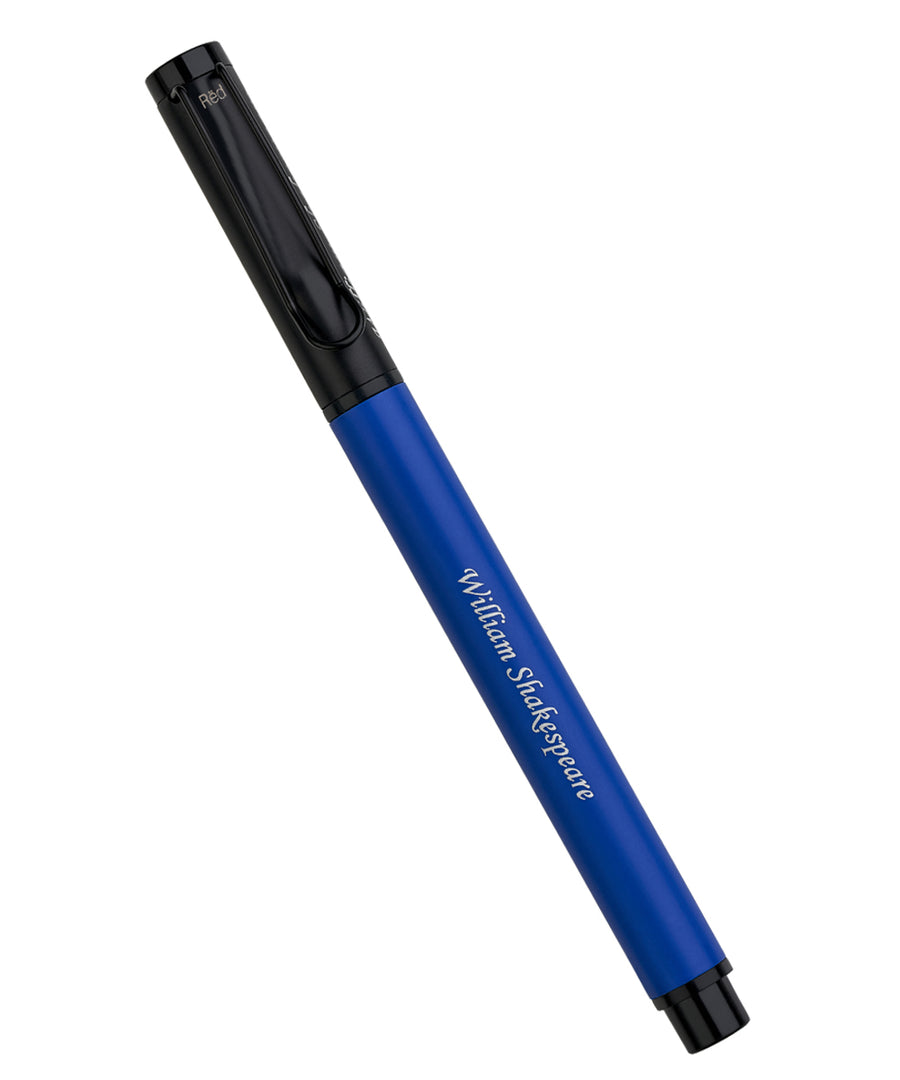 Blue Pen with Roller Refill