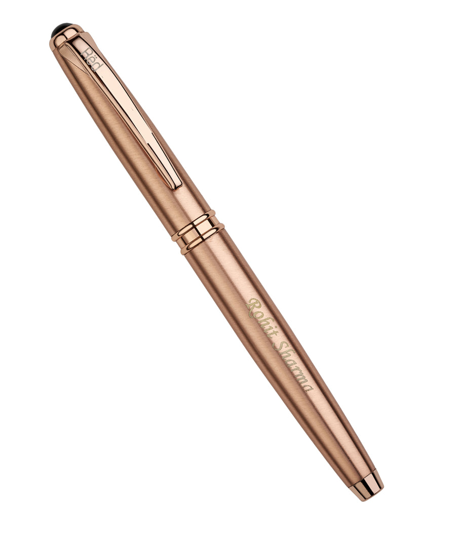 Rose Gold Pen with Roller Refill