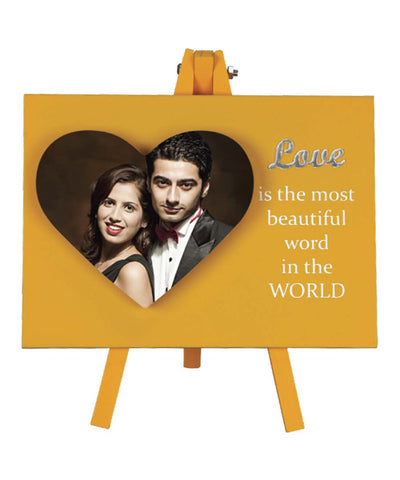 Love Is The Most Beautifull Word In The World Frame With Stand