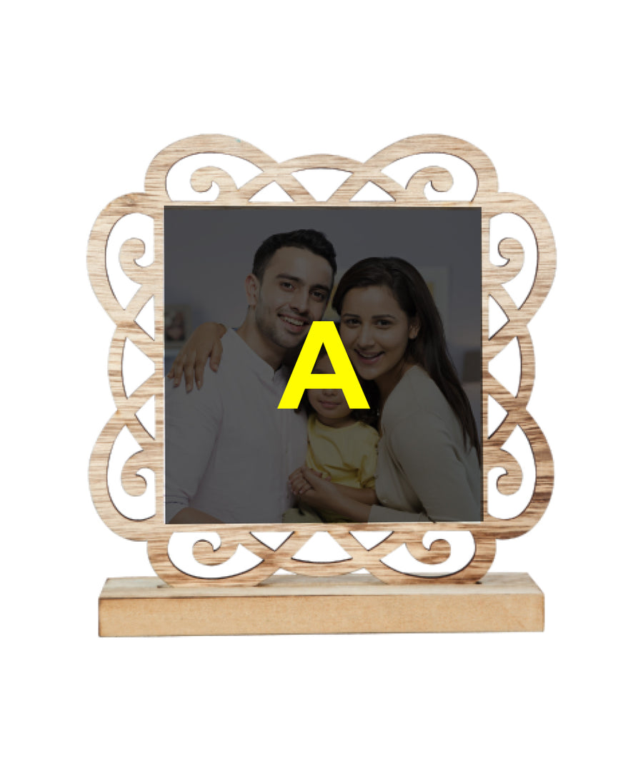 Wooden Frame With 4x4 Tile
