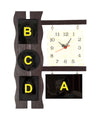 4-Foto Subli Wood Wooden Wall Clock